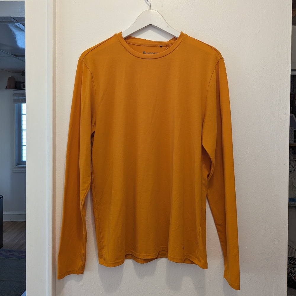 Cotopaxi Men's Mustard Long Sleeve Tee